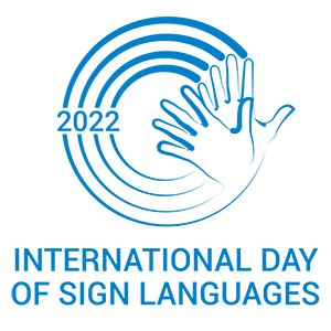 9月23日は「手話言語の国際デー」全国各地 約150ヶ所がブルーライトアップされます。