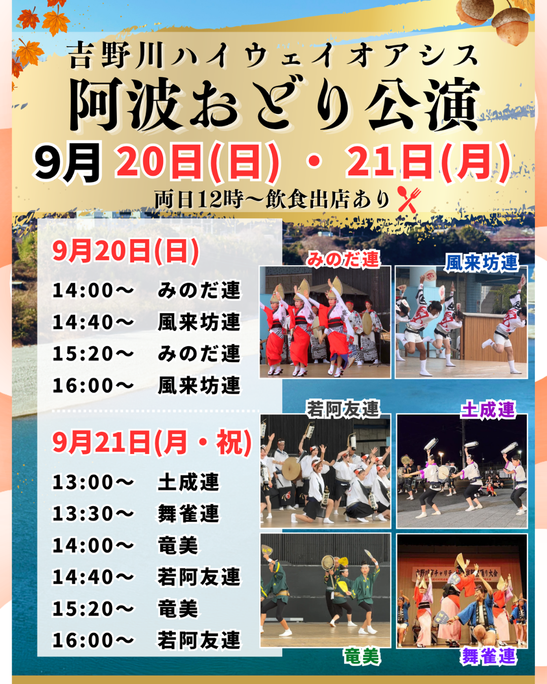 吉野川ハイウェイオアシス阿波おどり公演